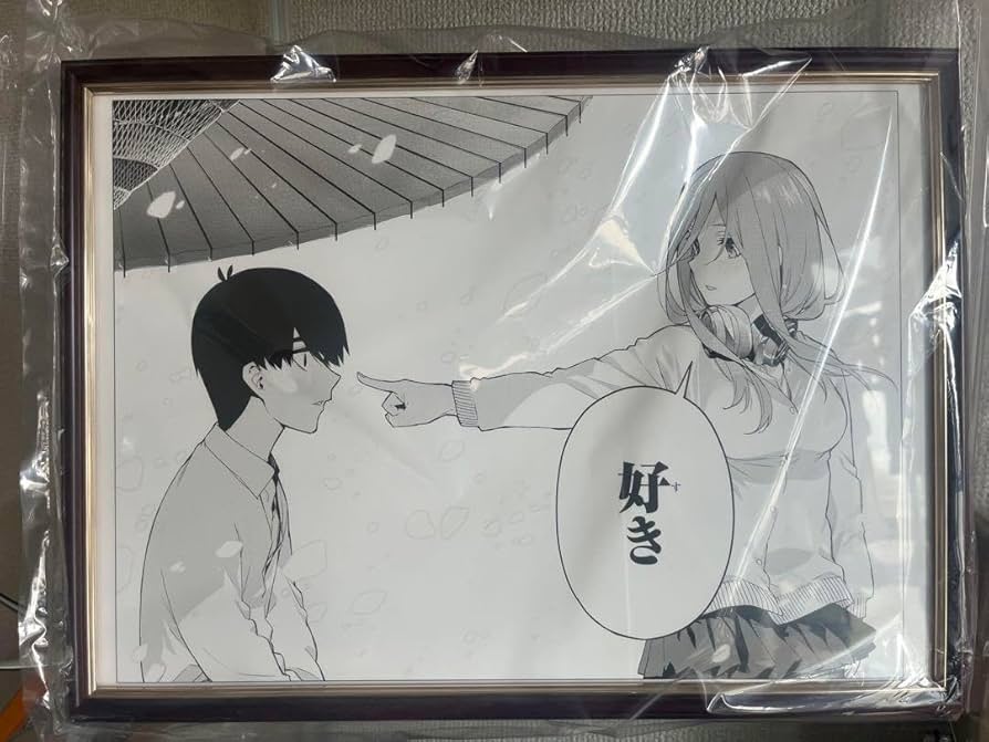 五等分の花嫁　三玖　複製原画 五等分の花嫁展 複製原稿 中野三玖